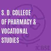 S. D. College of Pharmacy & Vocational Studies Logo