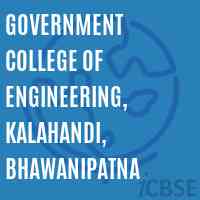 Government College of Engineering, Kalahandi, Bhawanipatna Logo