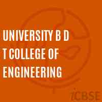 University B D T College of Engineering Logo