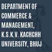 Department of Commerce & Management, K.S.K.V. Kachchh University, Bhuj Logo