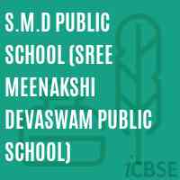 S.M.D PUBLIC SCHOOL (Sree Meenakshi Devaswam Public School) Logo