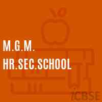 M.G.M. Hr.Sec.School Logo