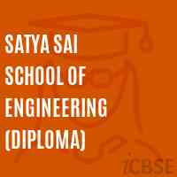 Satya Sai School of Engineering (Diploma) Logo