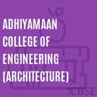 Adhiyamaan College of Engineering (Architecture) Logo