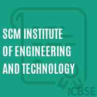 Scm Institute of Engineering and Technology Logo