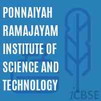 Ponnaiyah Ramajayam Institute of Science and Technology Logo