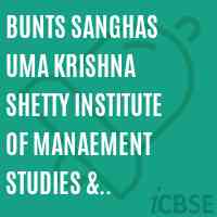 Bunts Sanghas Uma Krishna Shetty Institute of Manaement Studies & Research Logo