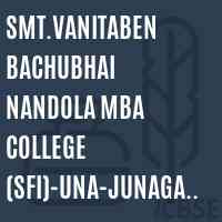 Smt.Vanitaben Bachubhai Nandola MBA College (SFI)-Una-Junagadh Logo