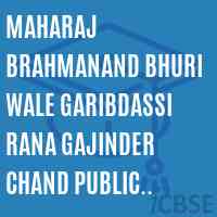 Maharaj Brahmanand Bhuri wale Garibdassi Rana Gajinder Chand Public School Logo