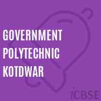 Government Polytechnic Kotdwar College Logo