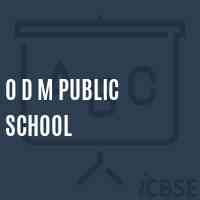 O D M Public School Logo
