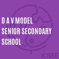 D A V Model Senior Secondary School Logo