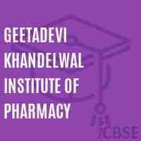 Geetadevi Khandelwal Institute of Pharmacy Logo