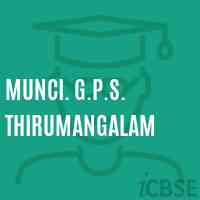 Munci. G.P.S. Thirumangalam Primary School Logo