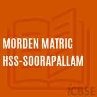 Morden Matric Hss-Soorapallam Secondary School Logo