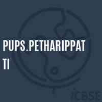 Pups.Petharippatti Primary School Logo