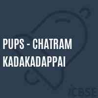 Pups - Chatram Kadakadappai Primary School Logo