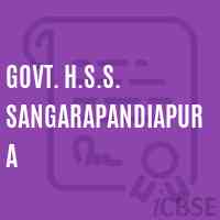 Govt. H.S.S. Sangarapandiapura High School Logo