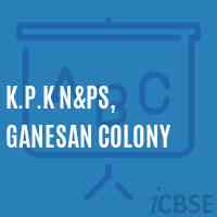 K.P.K N&ps, Ganesan Colony Primary School Logo