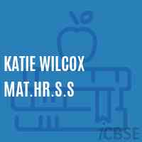 Katie Wilcox Mat.Hr.S.S Senior Secondary School Logo