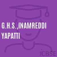 G.H.S.,Inamreddiyapatti Secondary School Logo