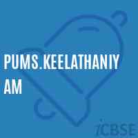 Pums.Keelathaniyam Middle School Logo