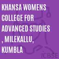Khansa Womens College for Advanced Studies , Milekallu, Kumbla Logo
