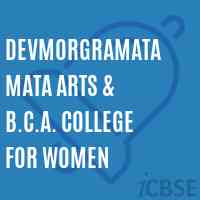 Devmorgramata Mata Arts & B.C.A. College for Women Logo
