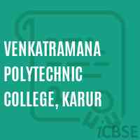 Venkatramana Polytechnic College, Karur Logo