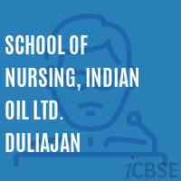 School of Nursing, Indian Oil Ltd. Duliajan Logo
