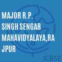 Major R.P. Singh Sengar Mahavidyalaya,Rajpur College Logo