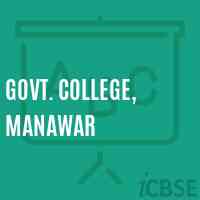 Govt. College, Manawar Logo