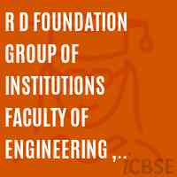 R D Foundation Group of Institutions Faculty of Engineering , Ghaziabad College Logo