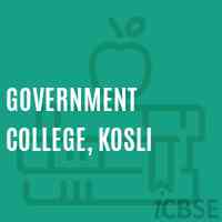 Government College, Kosli Logo