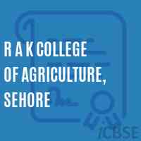 R A K College of Agriculture, Sehore Logo