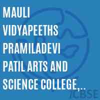 Mauli Vidyapeeths Pramiladevi Patil Arts and Science College, Neknoor Logo
