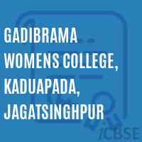 Gadibrama Womens College, Kaduapada, Jagatsinghpur Logo
