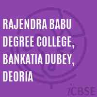 Rajendra Babu Degree College, Bankatia Dubey, Deoria Logo
