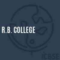 R.B. College Logo
