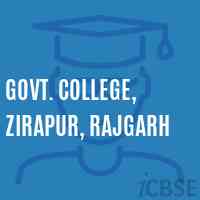 Govt. College, Zirapur, Rajgarh Logo