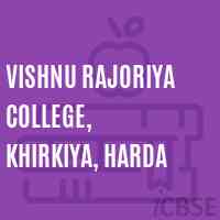 Vishnu Rajoriya College, Khirkiya, Harda Logo