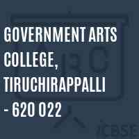 Government Arts College, Tiruchirappalli - 620 022 Logo