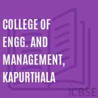 College of Engg. and Management, Kapurthala Logo