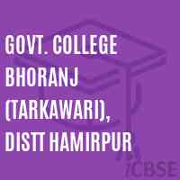Govt. College Bhoranj (Tarkawari), Distt Hamirpur Logo