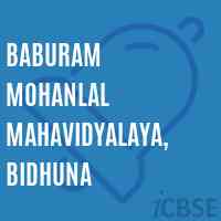 Baburam Mohanlal Mahavidyalaya, Bidhuna College Logo