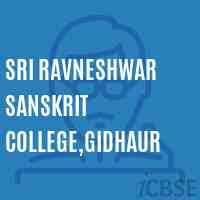 Sri Ravneshwar Sanskrit College,Gidhaur Logo