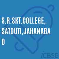 S.R.Skt.College,Satouti,Jahanabad Logo