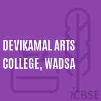 Devikamal Arts College, Wadsa Logo