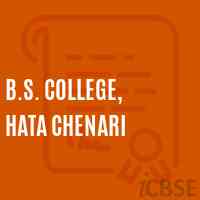 B.S. College, Hata Chenari Logo