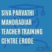 Siva Parvathi Mandradiar Teacher Training Centre Erode College Logo